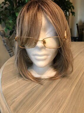 Coach Ladies White Eyeglasses Gertie (242) Golden Color